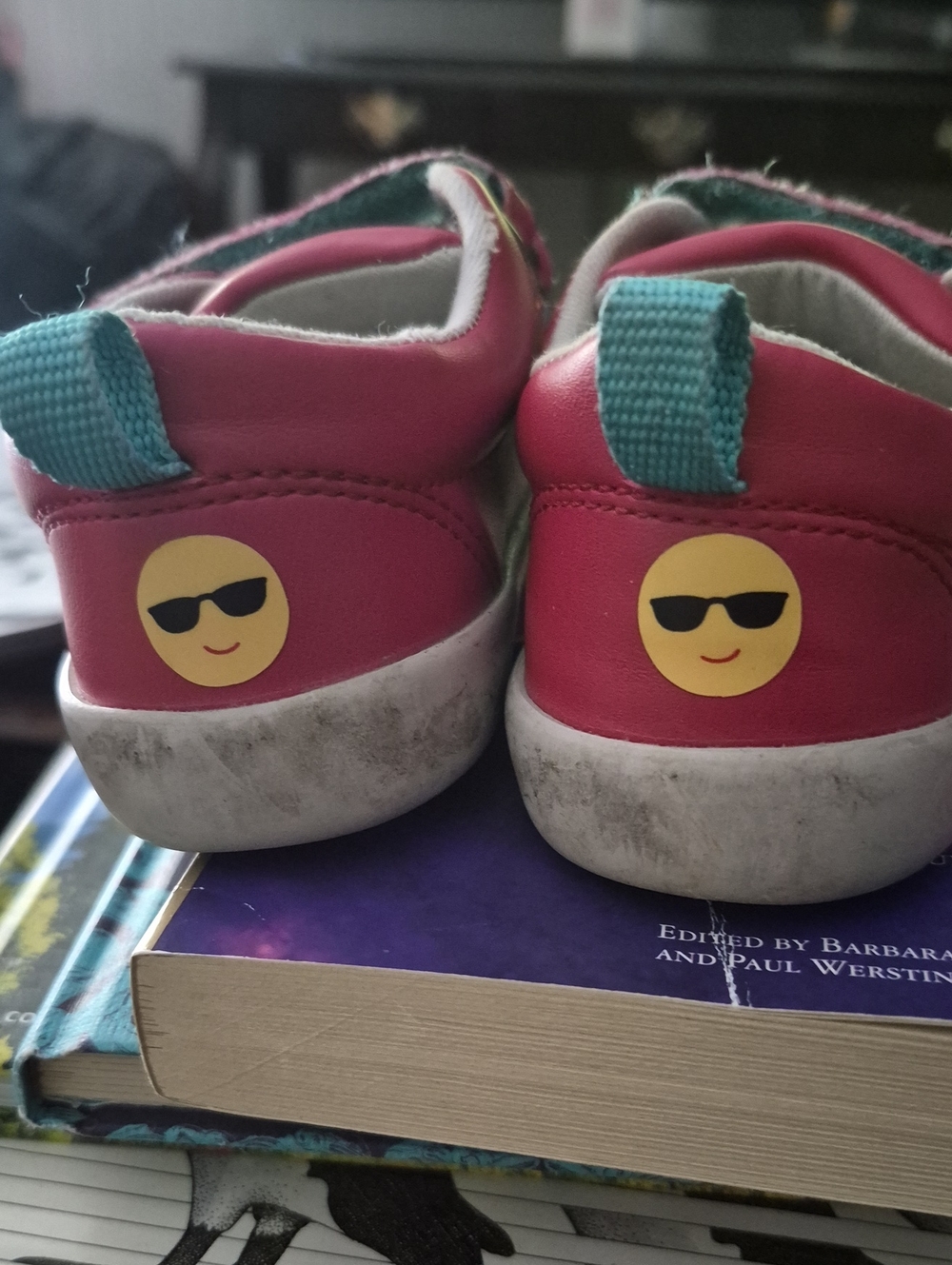 ten little Everyday Original Red Unicorn Customized Sneakers - Picture 5 of 5